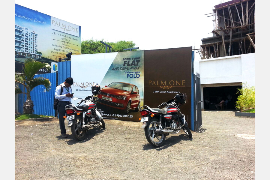 Palm One City Hoarding